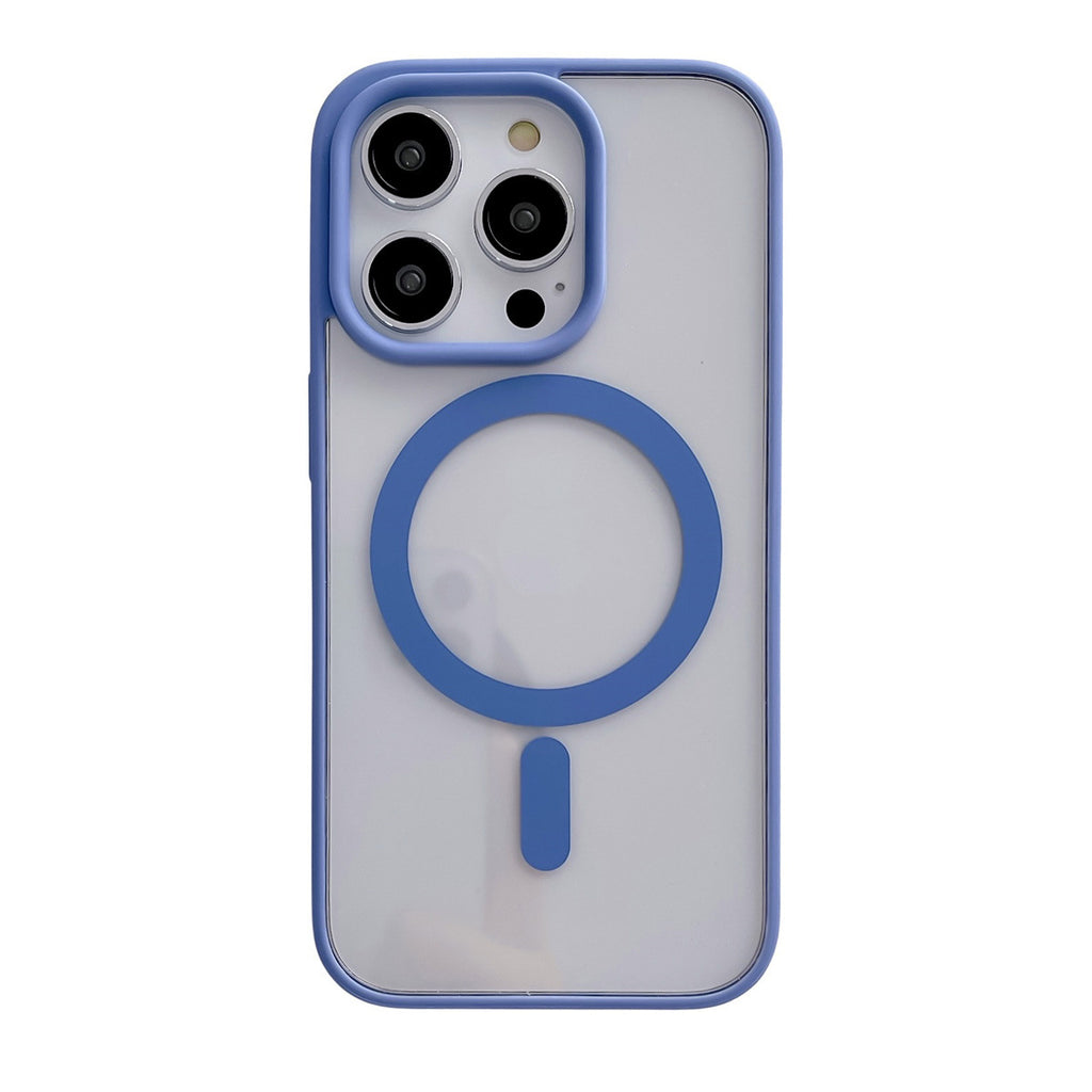 Magnetic Silicone Acrylic Phone Case for iPhone
