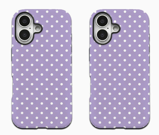 Polka Dot Double Layer Protective iPhone Case